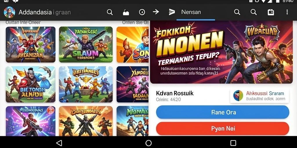 Screenshot menunjukkan fitur interaksi sosial antar pemain di BROMO77.
