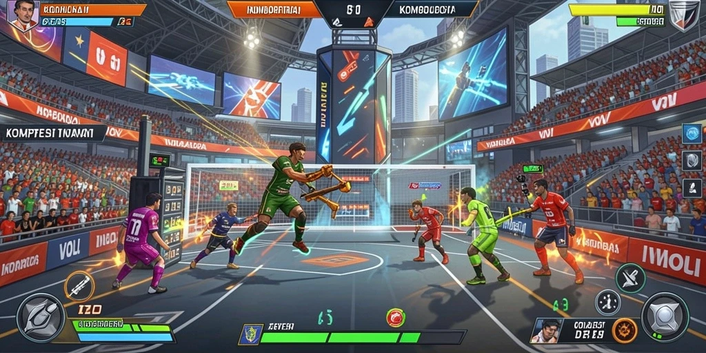 Fitur sosial yang memungkinkan interaksi antar pemain.