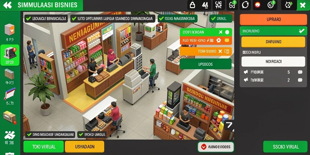 Tangkapan layar level menantang dalam GOD77.
