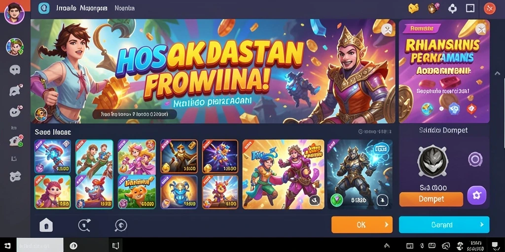 Screenshot dari permainan seru dalam IDAGAME.